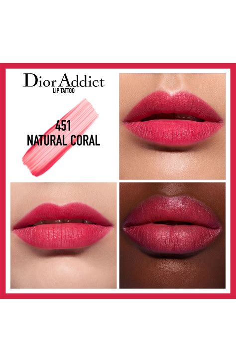 lip tattoo dior 451